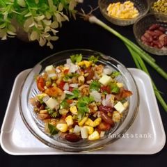 A picture of Mexican Corn With Beans Salad .