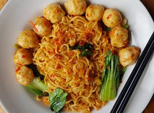 Foto resep Mie Bakso Extra Pedas