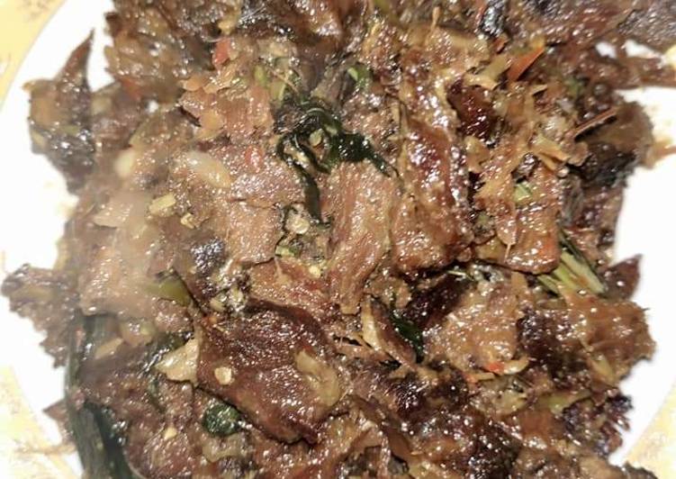 Dendeng rusa bumbu Rw (Rempah2)