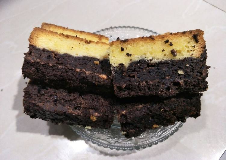 Resep Brownies Panggang 2 Lapis Oleh Yusida Arfiati Cookpad