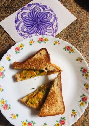 பிரட் veg டோஸ்ட் செய்முறை முக்கிய புகைப்படம்