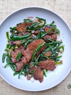 Foto resep Dendeng Batokok Lado Mudo (Cabe Hijau) Iris