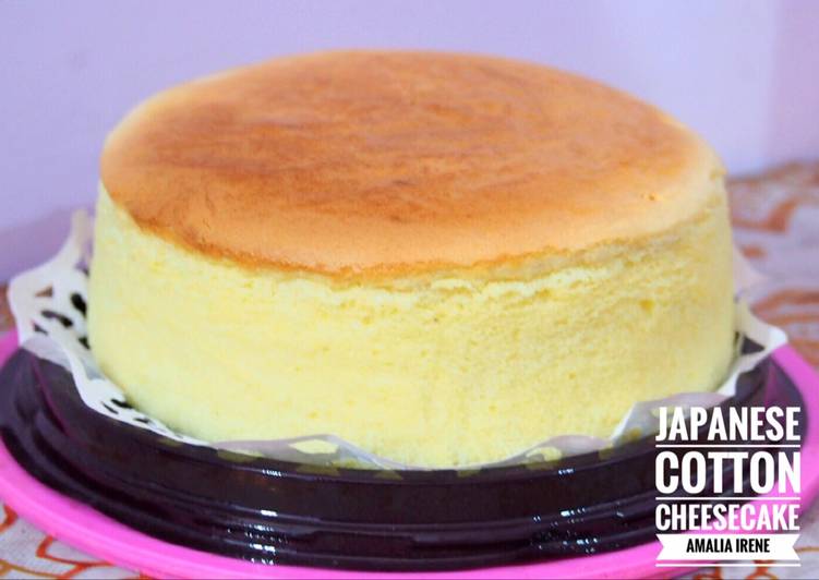 Langkah Mudah untuk Membuat Japanese cotton cheese cake yang Enak Banget