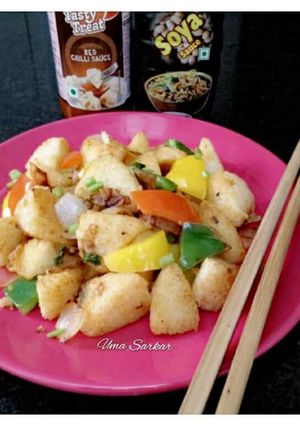 A picture of Chinese twist Idlis.