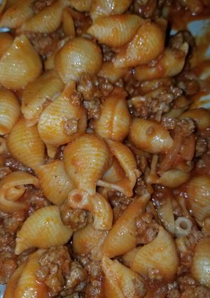 A picture of Moms Goulash.