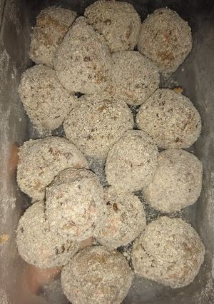 Una foto de Nuggets de lentejas y zanahorias