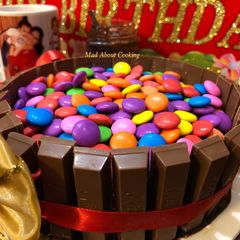A picture of Choco Coffee Kit Kat Cake – It's Our Son’s Birthday.