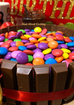 A picture of Choco Coffee Kit Kat Cake – It's Our Son’s Birthday.