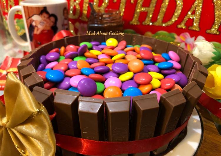 Simple Way to Prepare Perfect Choco Coffee Kit Kat Cake – It’s Our Son’s Birthday