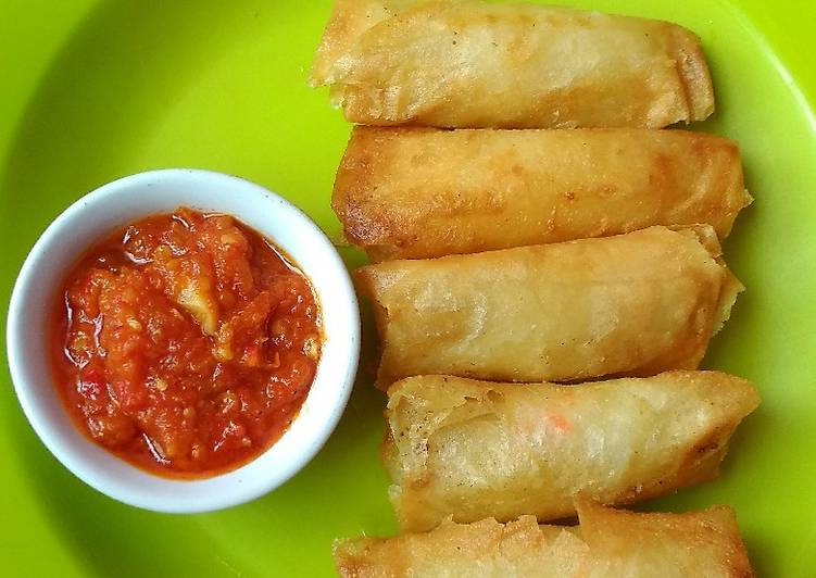 Risol Isi Bihun ala Abang2 😍 (Bihun 1,5rb dan kulit lumpia 3rb)