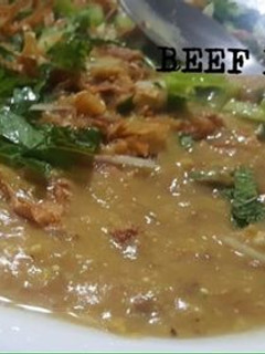 A picture of Beef haleem.