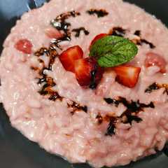 Risotto alle fragole-レシピのメイン写真