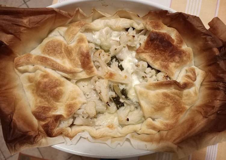 Torta salata cavolfiore