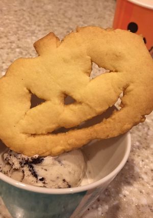 A picture of Cookies for Halloween .