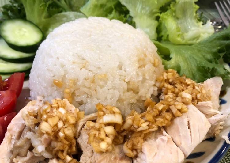 Langkah Langkah Buat Thai Style Chicken Rice (Kao Man Gai) yang Mudah