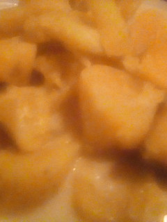 A picture of Coconut sweet potato's.