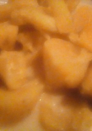 A picture of Coconut sweet potato's.
