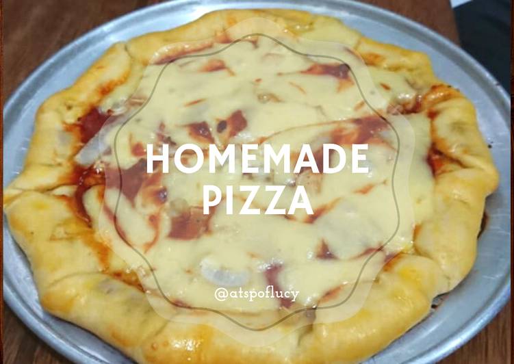 Homemade Pizza (oven tangkring/teflon, gampang untuk pemula)