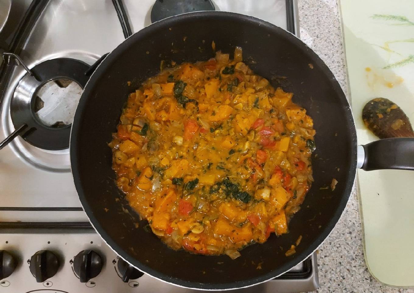 Vegan Butternut Squash and Sweet Potato Curry