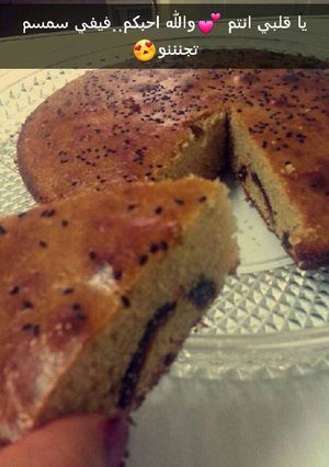 صورة لوصفة كيكه دخن طعمه