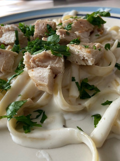 Una foto de Fettuccine Alfredo