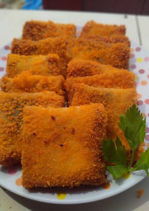 Foto resep Roti Tawar Krispi isi Coklat