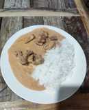 Strogonoff de Carne vacuna para mi hijo
