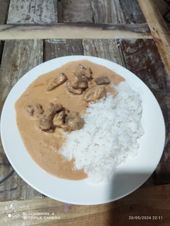 Una foto de Strogonoff de Carne vacuna para mi hijo