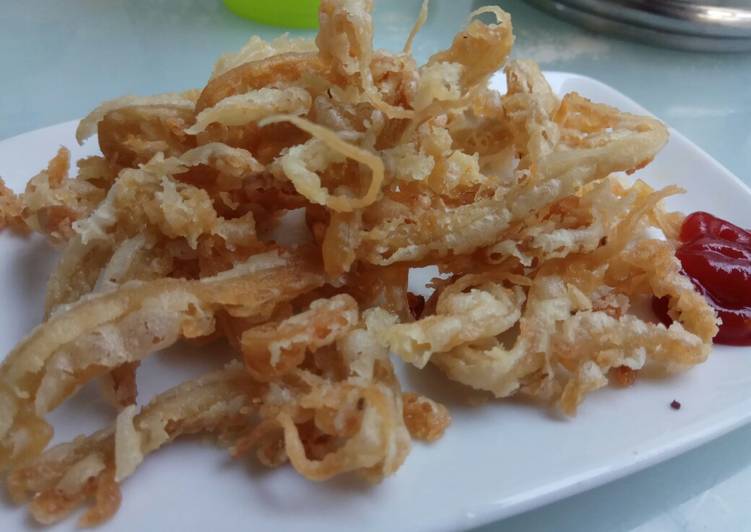 Resep Tepung Crispy Homade; Jamur Crispy (tips &amp; steps), Sempurna
