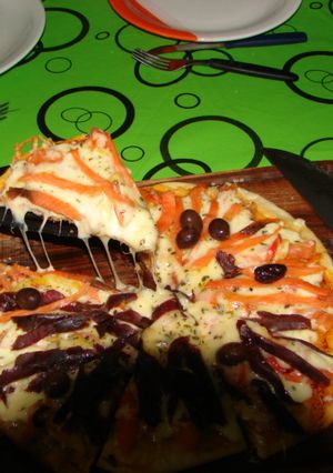 Una foto de Pizza precordillerana