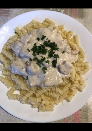 Borsos tokány tésztával recept fotója