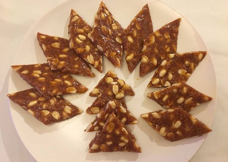 Simple Way to Prepare Homemade Peanut and coconut bar/chikki