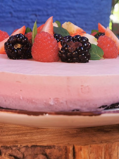 Una foto de Cheesecake de frutos rojos