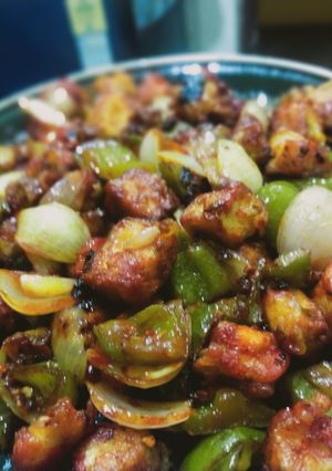 चिल्ली पनीर (Chilli paneer recipe in Hindi) रेसिपी मुख्य फोटो