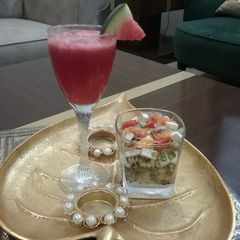A picture of Sprout shot with healthy slush.