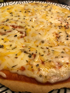 Una foto de Pizza a la sartén