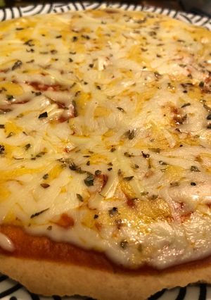 Una foto de Pizza a la sartén