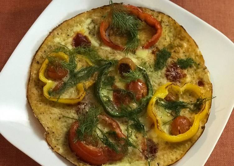 Easiest Way to Prepare Favorite Eggs-Cheese Omelette in Bell Peppers Pockets 💁🏻‍♀️😍