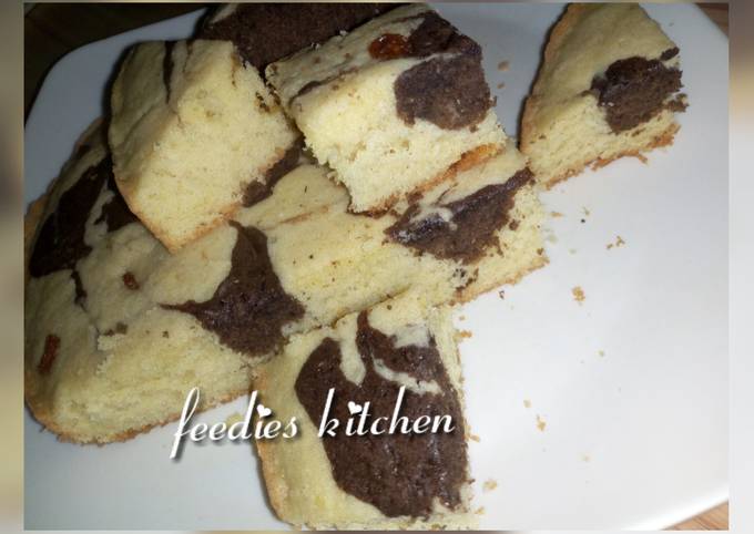 Recipe of Super Quick Homemade Marble cake