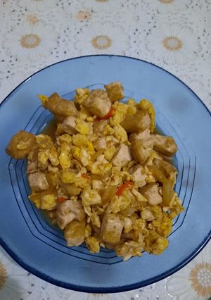 Foto resep Tahu Telur Saus Tiram