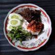Gepuk daging sapi