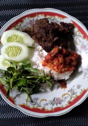 Foto resep Gepuk daging sapi