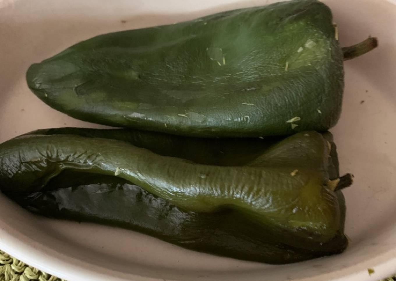Grilling Poblano Peppers