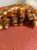 Hamburguesa didi bakon (similar a Kevin bacon goikos)