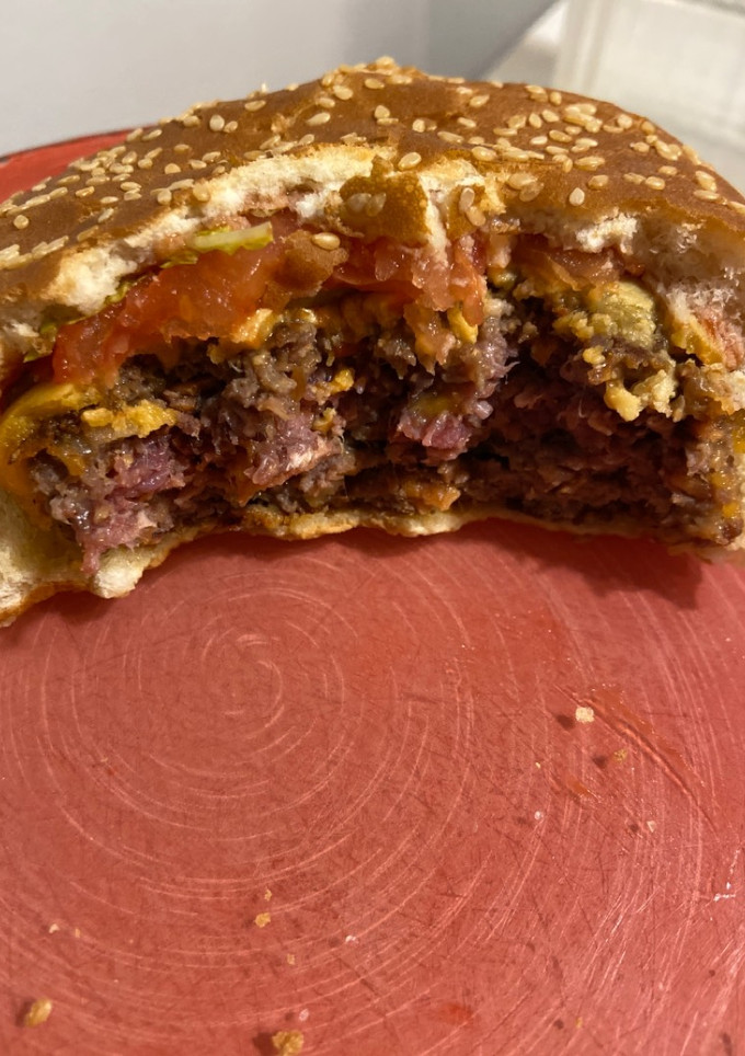 Una foto de Hamburguesa didi bakon (similar a Kevin bacon goikos)