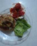 Bocadillo de nugget  gratinados de pollo y chile en polvo a la mexicana el geras. México