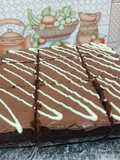 Double chocolate fudge brownies