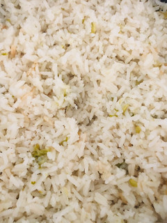 Una foto de Arroz con espárragos