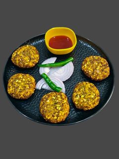 A picture of Green Moong Dal Vada.