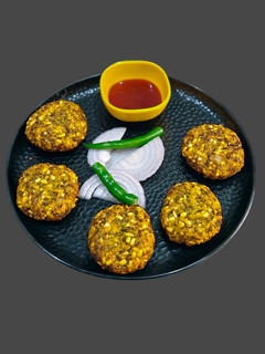 A picture of Green Moong Dal Vada.